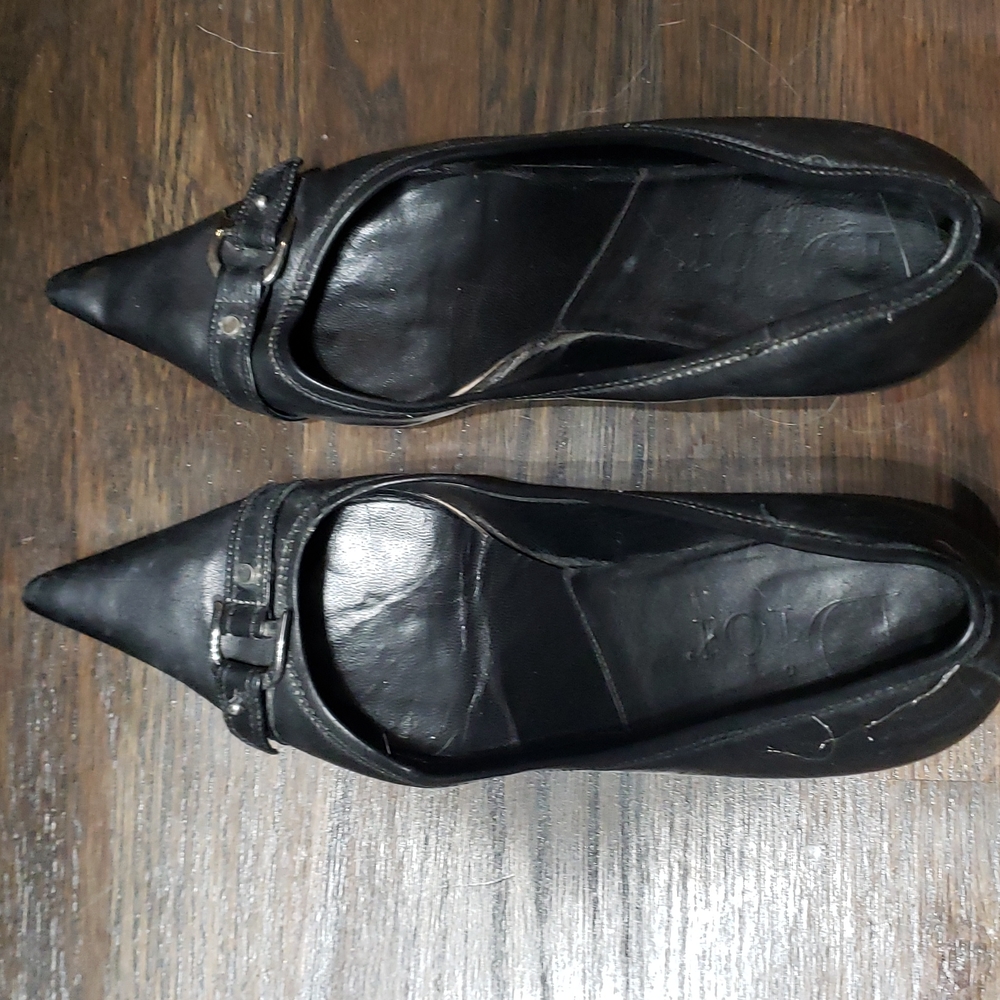 Black dior heels